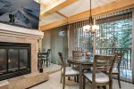Dining area two bedroom residence at the Antlers Vail CO